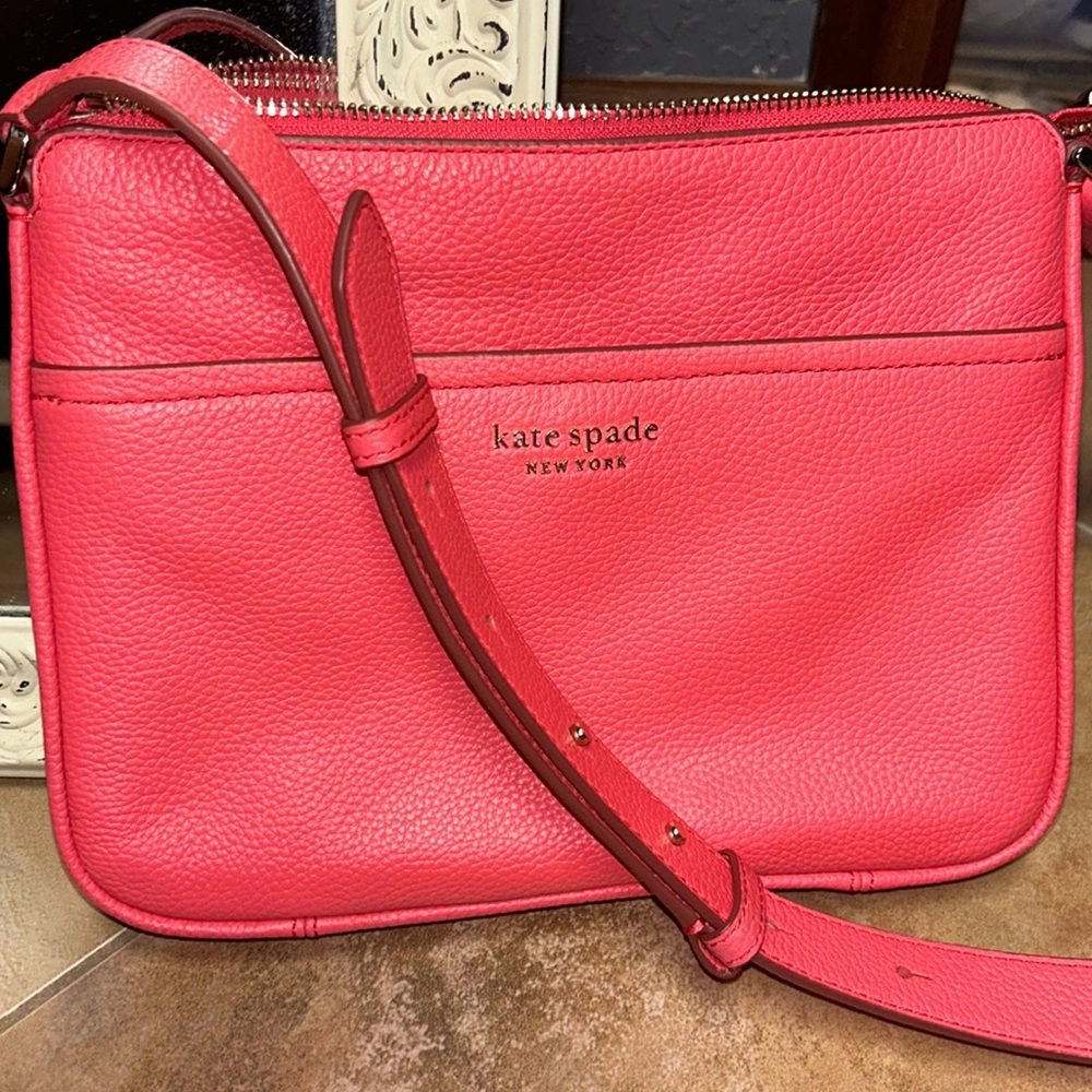 Kate Spade Purse Crossbody Margaux Medium Convertible Peach Melba Easter